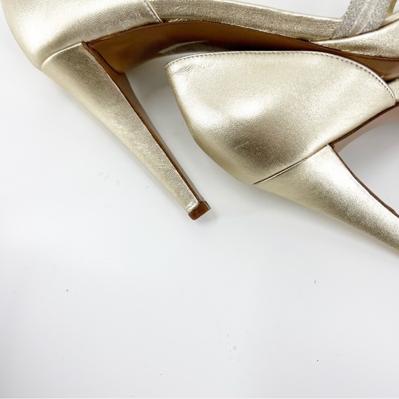 Pre loved SERGIO ROSSI CHAMPAGNE HEELS SIZE 40 - Picture 7 of 7